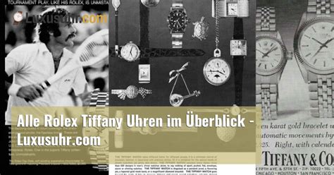 rolex tiffany femme|Alle Rolex Tiffany Uhren im Überblick .